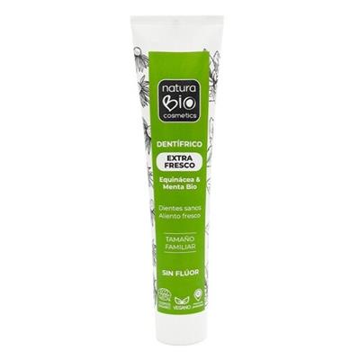 Dentífrico extra fresco equinácea y menta familiar sin flúor BIO 125ml NATURA BIO