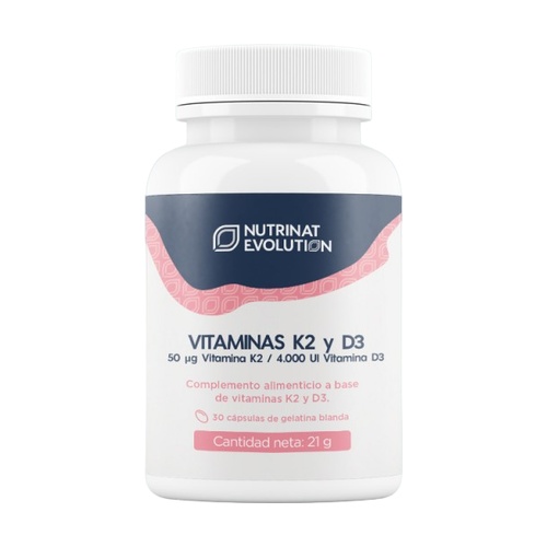 Vitamina K2+D3 30caps NUTRINAT EVOLUTION