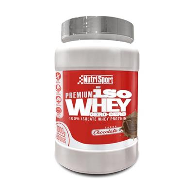 Protein iso whey cero cero choco 1000g NUTRISPORT