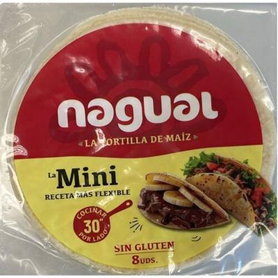 Mini wrap para tacos sin gluten 8ud 110g NAGUAL