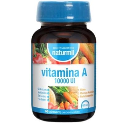 Vitamina A 10000UI 60comp NATURMIL
