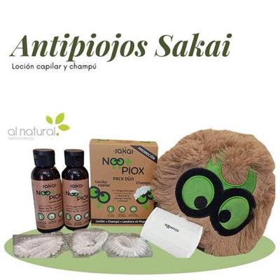 Pack dúo champú y loción piojos 100ml SAKAI