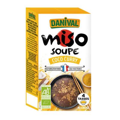 Sopa de miso sésamo y jengibre BIO 4*10g DANIVAL