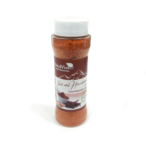 Sal del Himalaya premium con pìmentón y ajo BIO 170g SALUDVIVA