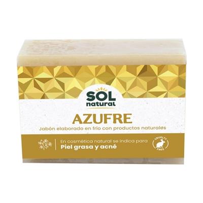 Jabón de azufre piel grasa y acné 100g SOLNATURAL