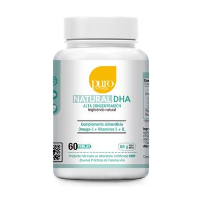 Natural DHA 60 perlas PURO OMEGA