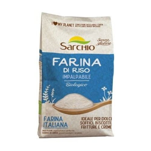 Harina arroz sin gluten BIO 500g SARCHIO
