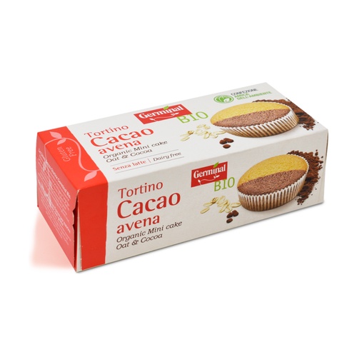 Bizcocho avena cacao sin gluten BIO 180g GERMINAL