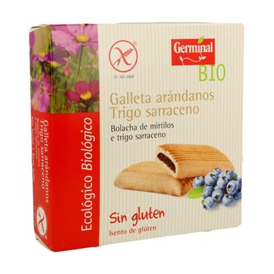 Galletas rellenas de arándano sin gluten BIO 200g GERMINAL