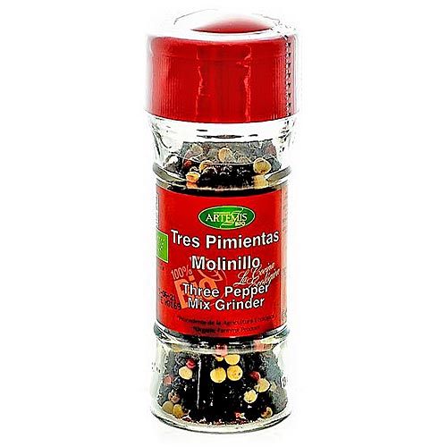 Cond.Tres pimientas molinillo BIO 35g ARTEMIS