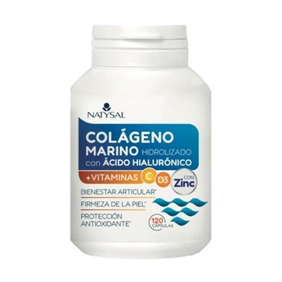 Colágeno marino hidrolizado con Vit C 120caps NATYSAL