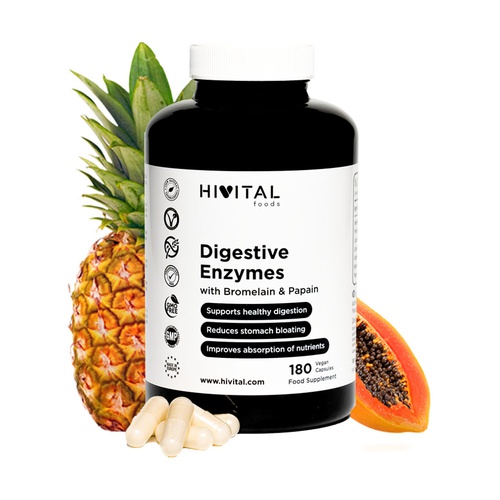 Digestive enzimes 180caps HIVITAL