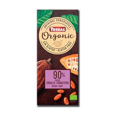 Chocolate negro 90% BIO 100g TORRAS