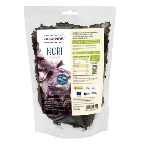 Alga nori copos 50g ALGAMAR