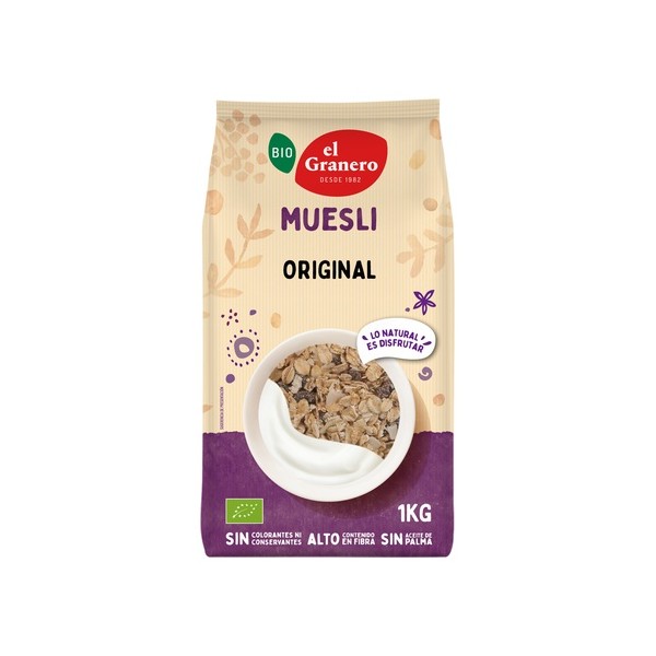 Muesli original BIO 1Kg EL GRANERO INTEGRAL