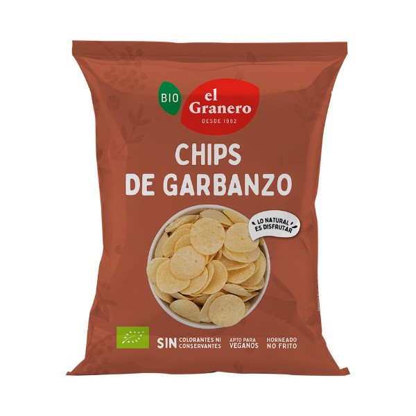 Chips de garbanzos BIO 80g EL GRANERO INTEGRAL