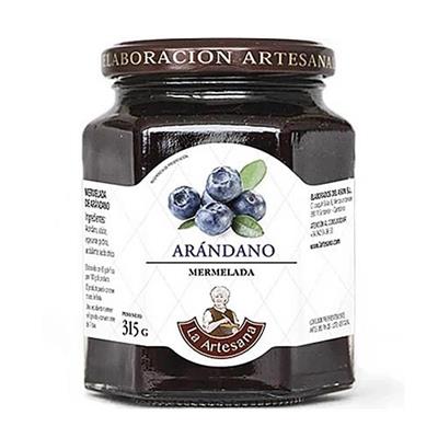 Mermelada de arándano con fructosa 320g LA ARTESANA