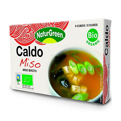 Cubitos de caldo de miso BIO NATURGREEN