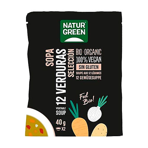 Sopa de 12 verduras 40g NATURGREEN