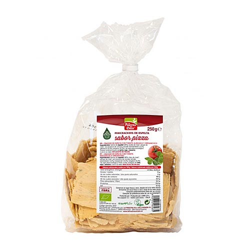 Minicracker de espelta pizza BIO 250g FINESTRA
