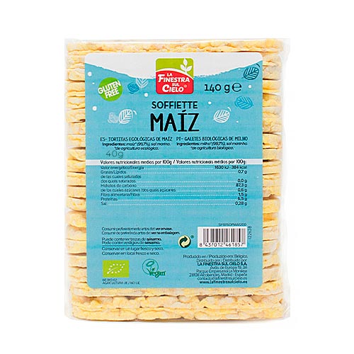 Soffiette de maiz BIO 140g FINESTRA