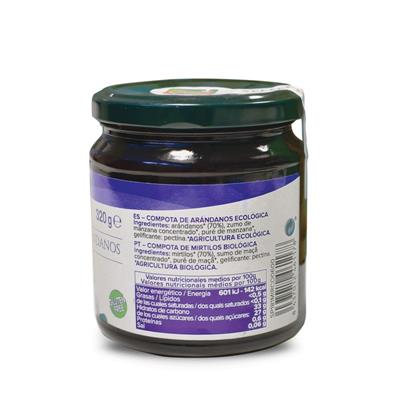Mermelada de arándano BIO 320g FINESTRA