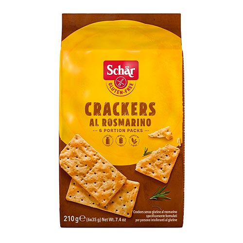 Cracker de romero sin gluten 210g DR. SCHAR