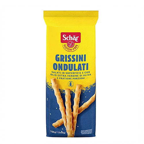 Grissini ondulati sin gluten 150g DR.SCHAR