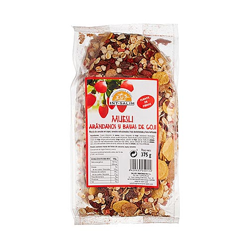 Muesli de arandanos goji 325g INT-SALIM