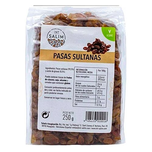 Pasas sultanas 250g INT-SALIM