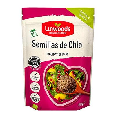 Semillas de chía molida 200g BIO LINWOODS