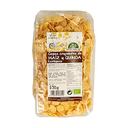 Copos crujientes de maiz y quinoa 250g ECOSALIM