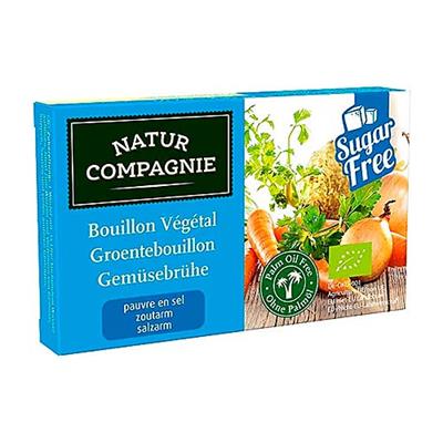 Caldo de verduras bajo en sal sin azúcar BIO 68g NATUR COMPAGNIE