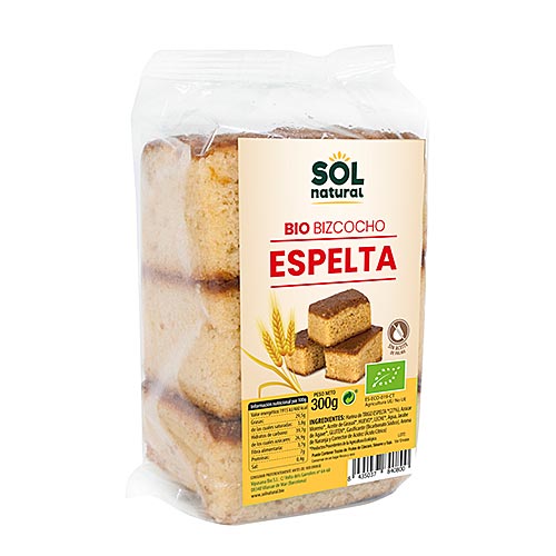 Bizcochos de espelta SOLNATURAL