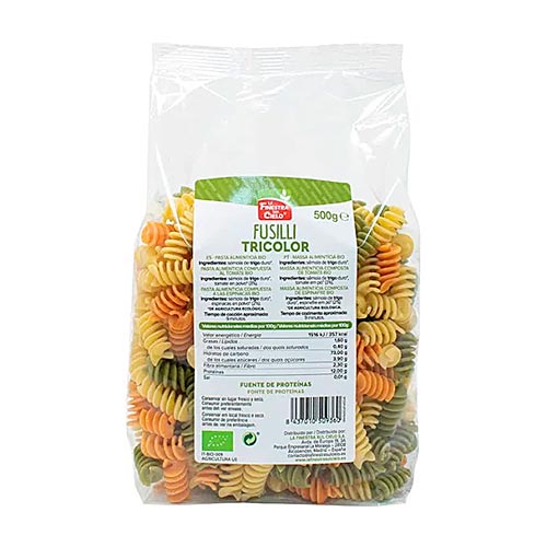 Fusilli tricolor BIO 500g FINESTRA