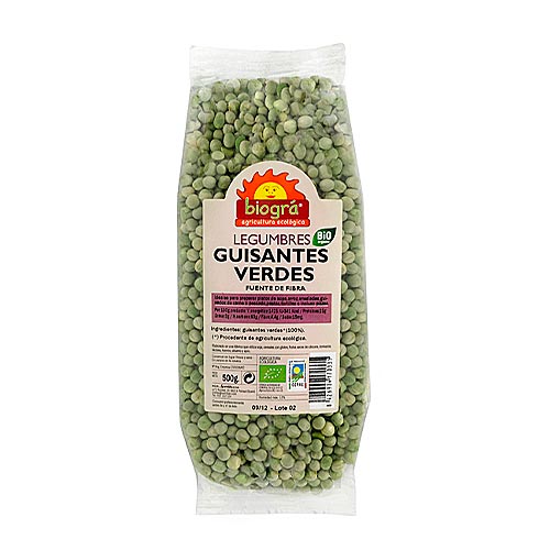 Guisantes verdes 500g BIOGRA