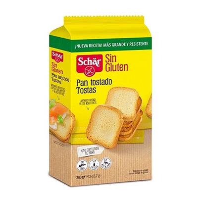 Pan tostado sin gluten 260g SCHAR