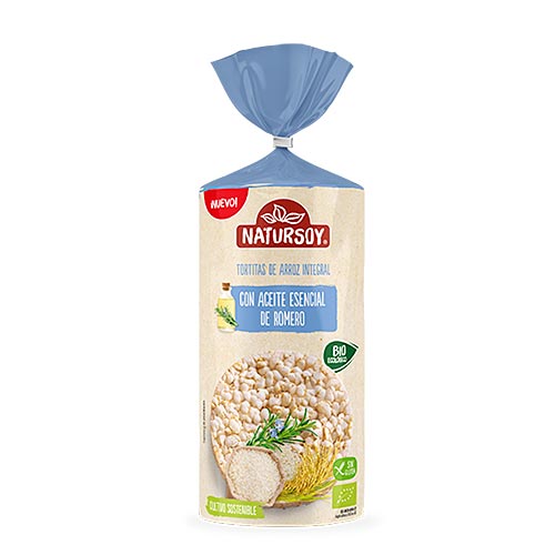 Tortitas de romero BIO 180g NATURSOY