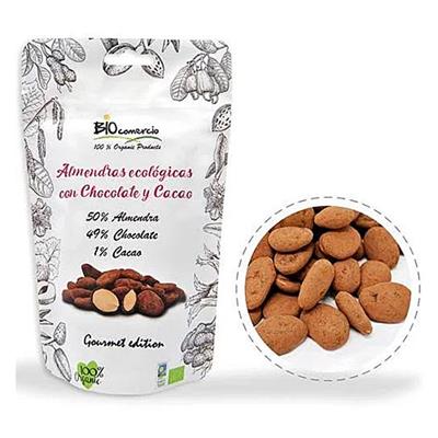 Almendra con chocolate BIO 150g BIOCOMERCIO