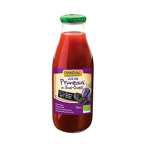 Zumo de ciruelas sin azúcar BIO 75cl DANIVAL