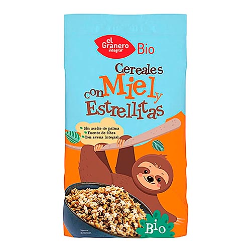 Cereales con miel y estrellitas BIO 375g EL GRANERO INTEGRAL