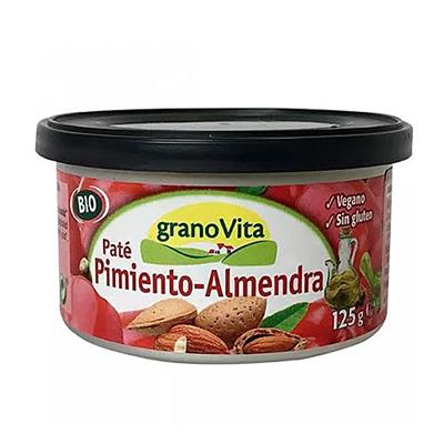 Paté de pimiento asado y almendras BIO 125g GRANOVITA