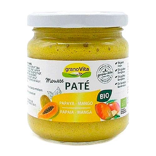 Paté de papaya y mango BIO 175g GRANOVITA