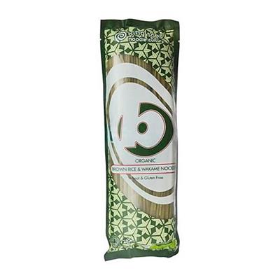Pasta de arroz integral y alga wakame sin gluten BIO 250g KING SOBA