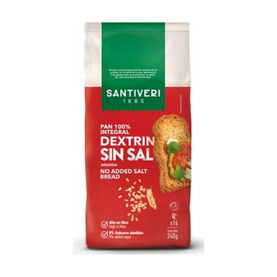 Pan dextrin sin sal y aceite de oliva 240g SANTIVERI