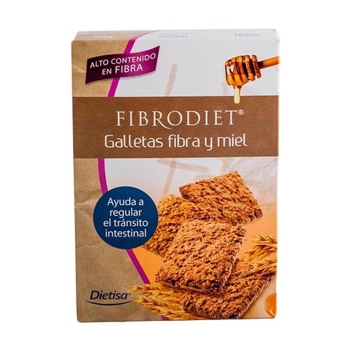 Galletas de fibra y miel fibrodiet 400g DIELISA