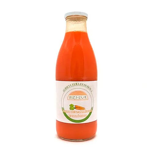 Zumo de zanahoria BIO 1L BIZILUR