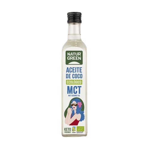 Aceite de coco MCT BIO 500ml NATURGREEN