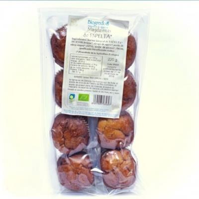 Magdalenas de espelta 220g BIOGREDOS