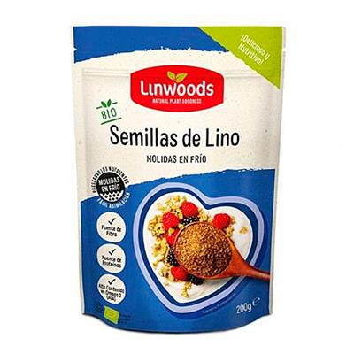 Semillas de lino molido 200g BIO LINWOODS